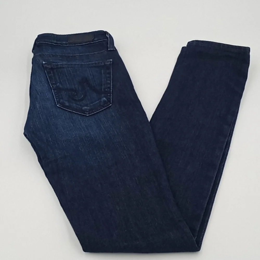 AG Adriano Goldschmied The Stilt Cigarette Leg‎ Jeans Dark Wash 24